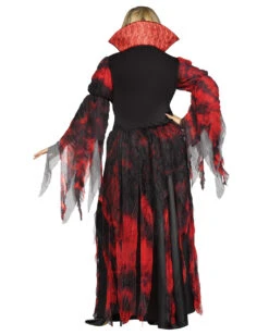 Kostüm Vampir Gräfin -Halloween/Cosplay vampir damenkostuem vampirbraut verkleidung fuer frauen blutsauger kostuemkleid fuer halloween 28324 4