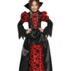 Kinderkostüm Vampirdame -Halloween/Cosplay vampiressa kinderkostuem vampirbraut maedchen verkleidung blutsauger halloween kostuemkleid 28677