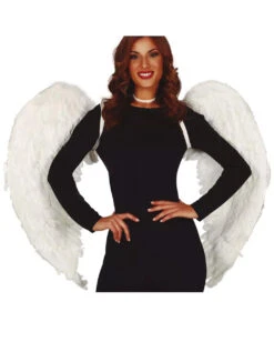 Weiße Engelsflügel Mit Federn 80 X 60 Cm