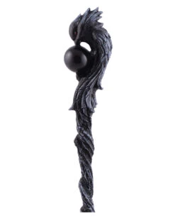 Black Phönix Zauberstab Mit Schwarzer Kugel 6 Black Phönix Zauberstab Mit Schwarzer Kugel -Halloween/Cosplay zauberstab black phoenix magic wand black phoenix gothic geschenkartikel 38920 02