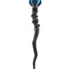 Serpenta Zauberstab Mit Blauem Stein -Halloween/Cosplay zauberstab serpenta mit blauem stein magic wand serpenta with blue stone cosplay kostuemzubehoer 38923 01
