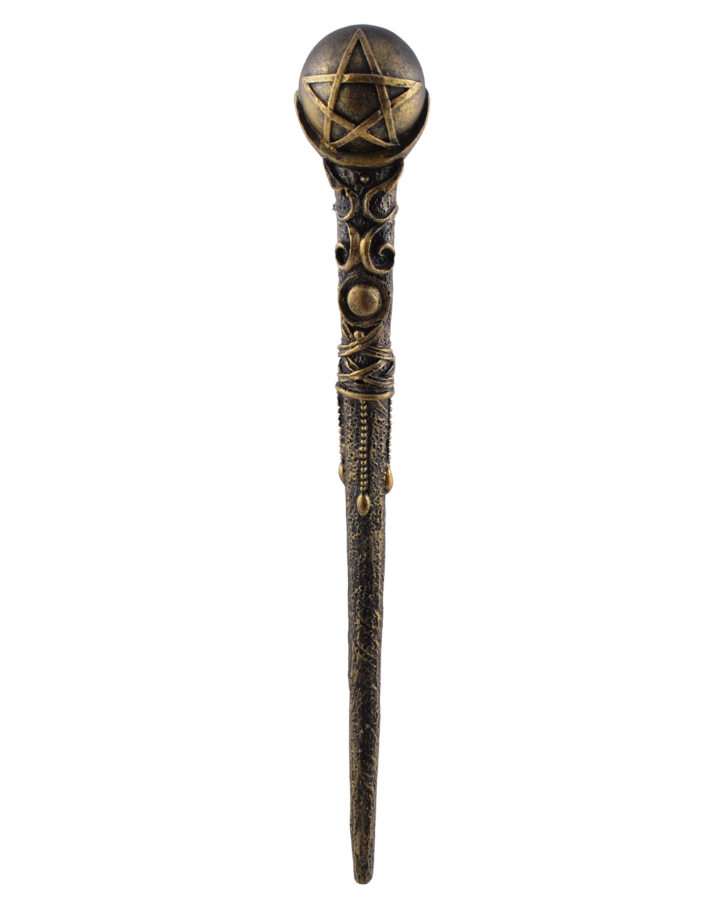 Spellbound Zauberstab Mit Pentagrammkugel 5 Spellbound Zauberstab Mit Pentagrammkugel – Bild 3
