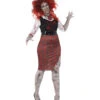 Kurviges Schulmädchen Zombie Kostüm -Halloween/Cosplay zombie schulmaedchen kostuem xl halloween zombie verkleidung fuer damen 24568 5